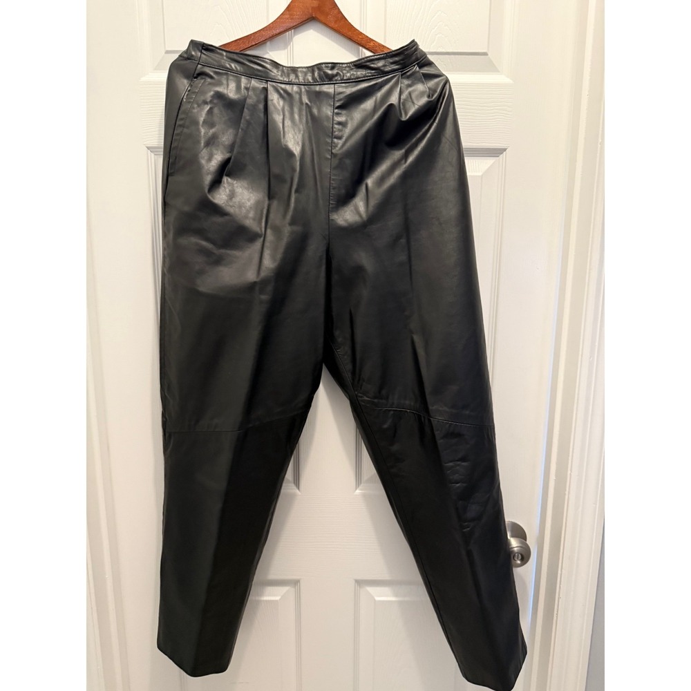 Caro Collection's,  Leather Pants, Women's Size L